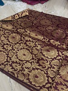 Brocade fabric with Dupatta &amp; sleeves