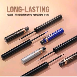 Swiss Beauty Metallic Eyeliner, Eye MakeUp (Silver