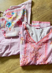 NEW Kurta, Pant Dupatta Set From ISHIN