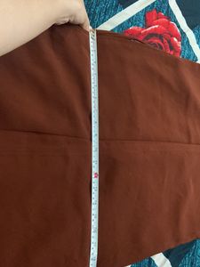 Brown Cinema Club Top With Pockets