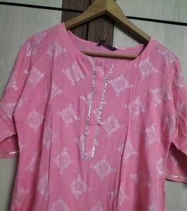 Pink Kurti By Libas (XL)