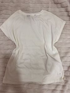 White Beaded Embellished T-Shirt