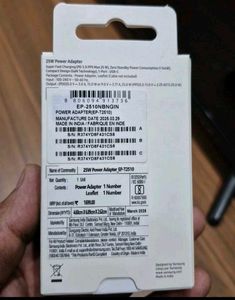 SAMSUNG 25W Type-C Super Fast Charging Adapter