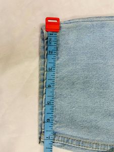 Ribbed Straight Jeans