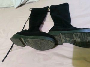 Black Knee-High Boots