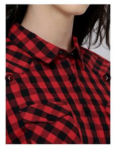 Chic Plaid Shirt 🍒🎀