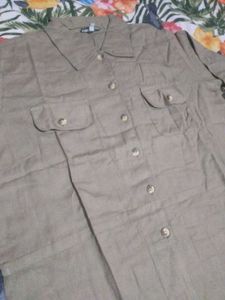 Olive Green Long Sleeve Shirt