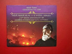 5 Rs ~ Jamsetji Nusserwanji Tata UNC Set