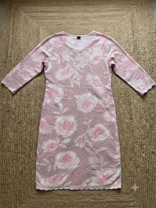Chic Pink Floral Kurta