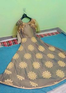 Beautiful Embroidered Ethnic Gown
