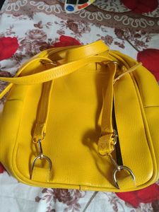 Bright Yellow Backpack