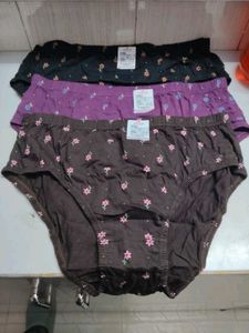 Pack of 3 Floral Print Briefs