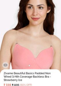 34C Padded Bra (Non-wired)