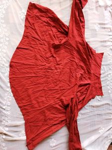 Stylish maroon collared formal shirt
