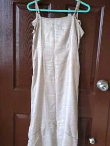 Sparkly Champagne Slip Dress