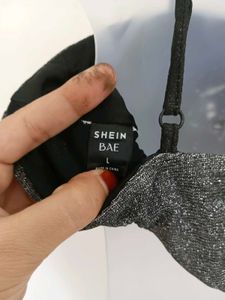Sparkly Grey Top