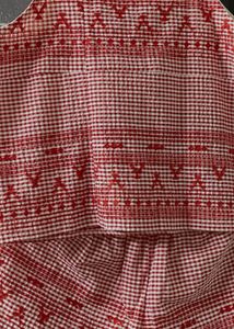 Red Gingham Pajama Set