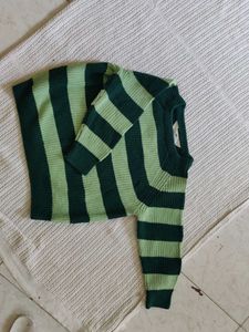 H&amp;M Striped Knit Sweater