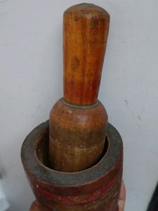 Khalkutna ( Okhli Masher) Made Of Wood