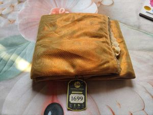 Beautiful Yellow Silk Saree