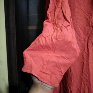 Men's Orange Kurta