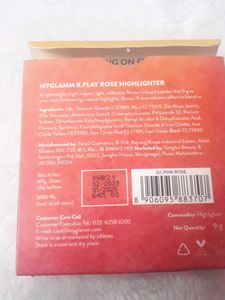 MyGlamm K.Play Flavoured Highlighter-Pink Rose (Pi