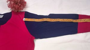 Vibrant Pink &amp; Blue Kurta contras colour
