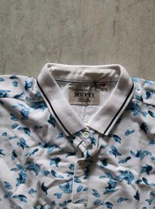 Men's Floral Polo Shirt