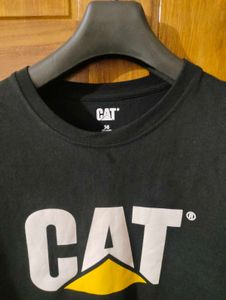 CAT Logo Black T-Shirt-OG size 36