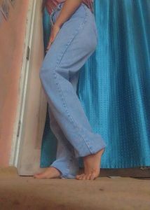 ❤️Waist 30 to 32 Light Wash Denim Jeans