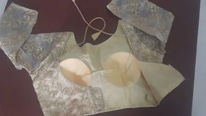 NEW Golden Embroidered and stonework Blouse