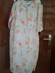 Floral Print Kurta