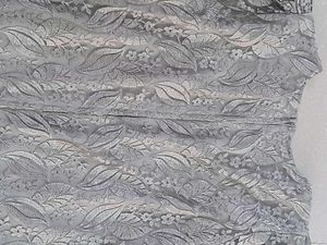 Elegant Lace Silver Greyish Tops