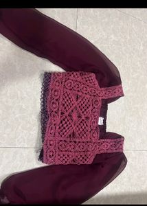 Embroidery Crop Top