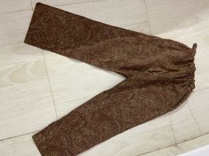 Paisley Print Palazzo Pants