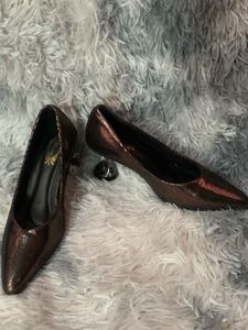 Elegant Metallic Stiletto Heels