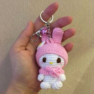 Handmade Crochet My Melody Keychain