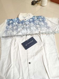 WATCHLER White Printed Casual Shirt