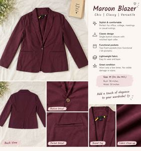 Women’s Formal & Casual Blazer | Size L