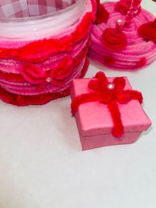 Handmade Pink Birthday Cake Decor