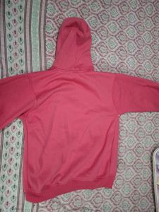 Pink Embroidered Hoodie