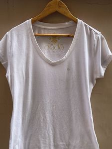Classic White V-Neck T-Shirt