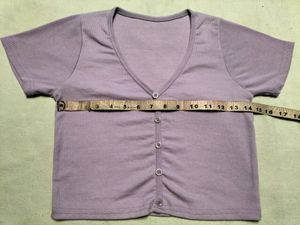 Lavender Crop Top