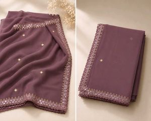 Elegant Embroidered Saree