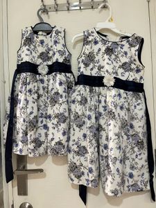 Combo Twin Set Of  Frocks 2-4&4-6, Glasses