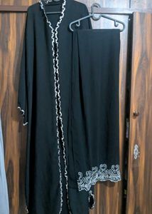 Dubai Abaya and Dupatta Set