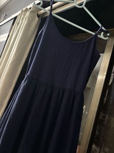 Elegant Navy Maxi Dress
