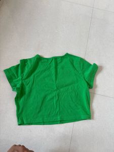 Vibrant Green Graphic Tee