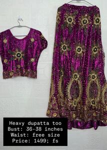 Embroidered Lehenga Choli Set