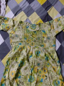 Floral Print Kurta